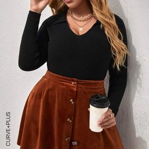 Ribbed Knit Sweater